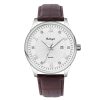 Ultra Thin Business Men Watch Leather Strap Waterproof Luminous Calendar Quartz Wristwatch