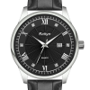 Ultra Thin Business Men Watch Leather Strap Waterproof Luminous Calendar Quartz Wristwatch