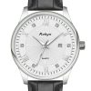 Ultra Thin Business Men Watch Leather Strap Waterproof Luminous Calendar Quartz Wristwatch