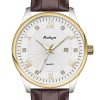 Ultra Thin Business Men Watch Leather Strap Waterproof Luminous Calendar Quartz Wristwatch