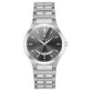Rokyn Sunburst Dial Men Watch Stainless Steel Band Waterproof Date Business Quartz Wristwatch