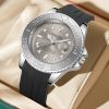 Yacht Diver Men's Watch, Rotating Bezel, Rubber Band, Waterproof Casual Quartz Wristwatch