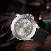 Yacht Diver Men's Watch, Rotating Bezel, Rubber Band, Waterproof Casual Quartz Wristwatch