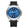Yacht Diver Men's Watch, Rotating Bezel, Rubber Band, Waterproof Casual Quartz Wristwatch