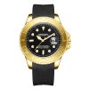 Yacht Diver Men's Watch, Rotating Bezel, Rubber Band, Waterproof Casual Quartz Wristwatch