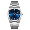 Men's Business Quartz Watch with Steel Strap and Dual Calendar Display - Simple, Versatile, and Waterproof