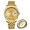 New Men's Quartz Watch with Butterfly Buckle Fashion Waterproof Casual Watch