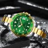 Couple Watch Set Men & Women, Diver Style Stainless Steel Bracelet Quartz Watches, Waterproof Date Matching Gift for Couples