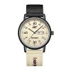 Vintage Student Quartz Watch with Nylon Strap, Week & Date Display – Unisex Casual Wristwatch