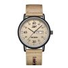 Vintage Student Quartz Watch with Nylon Strap, Week & Date Display – Unisex Casual Wristwatch